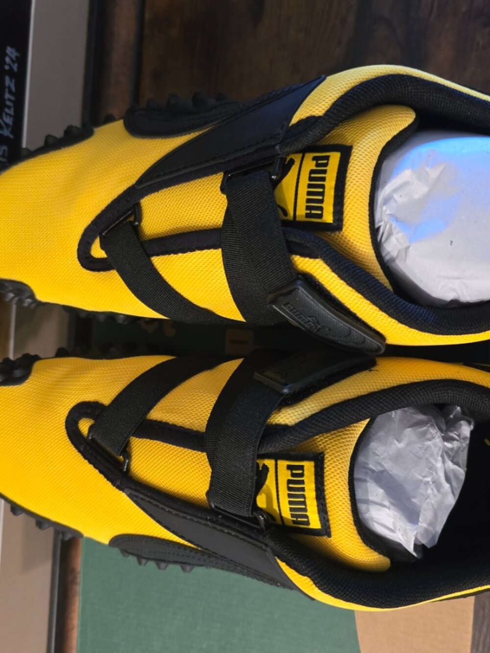 PUMA Mostro OG Prime BRUCE LEE Yellow Black Sneakers 403206-15 Men's Sz 10.5 NEW - Picture 10 of 16